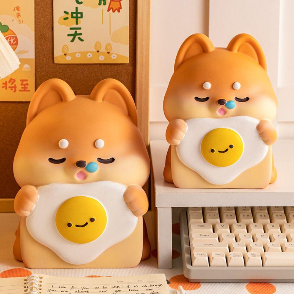 Vinyl Piggy Bank Large Capacity Saving Box Animal Figurines Money Boxes Home Decoration