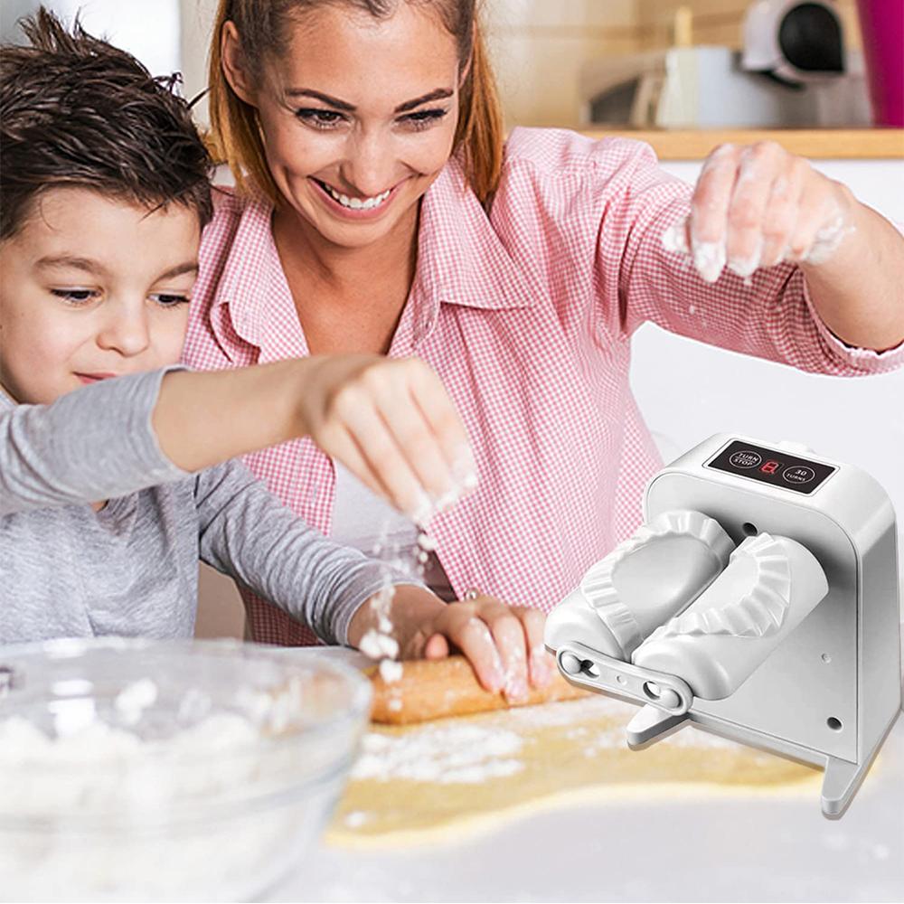 Adjustable & Easy To Operate Electric Dumplings Machine with Spoon and Brush