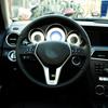 Наклейка на накладку на кнопку рулевого колеса, подходит для Mercedes Benz ABCE ML GL CLA GLA GLK SL SLK Class W176 W246 W212 W204