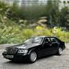 1:32 S-W140 Модель игрушечной машины Литье под давлением Металл Высокодетализированные модели Звук Свет Оттяжный механизм Машинки Подарки на день рождения для мальчиков