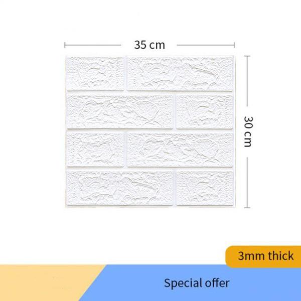10 шт./20 шт. 3D наклейки на кирпичную стену, самоклеящиеся обои, декор, пена, водонепроницаемое настенное покрытие, обои для гостиной, сделай сам, фон
