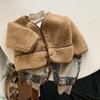 Детское пальто Осень Зима Мягкая теплая куртка-пальто для мальчика Повседневный кардиган Флисовая куртка для девочки