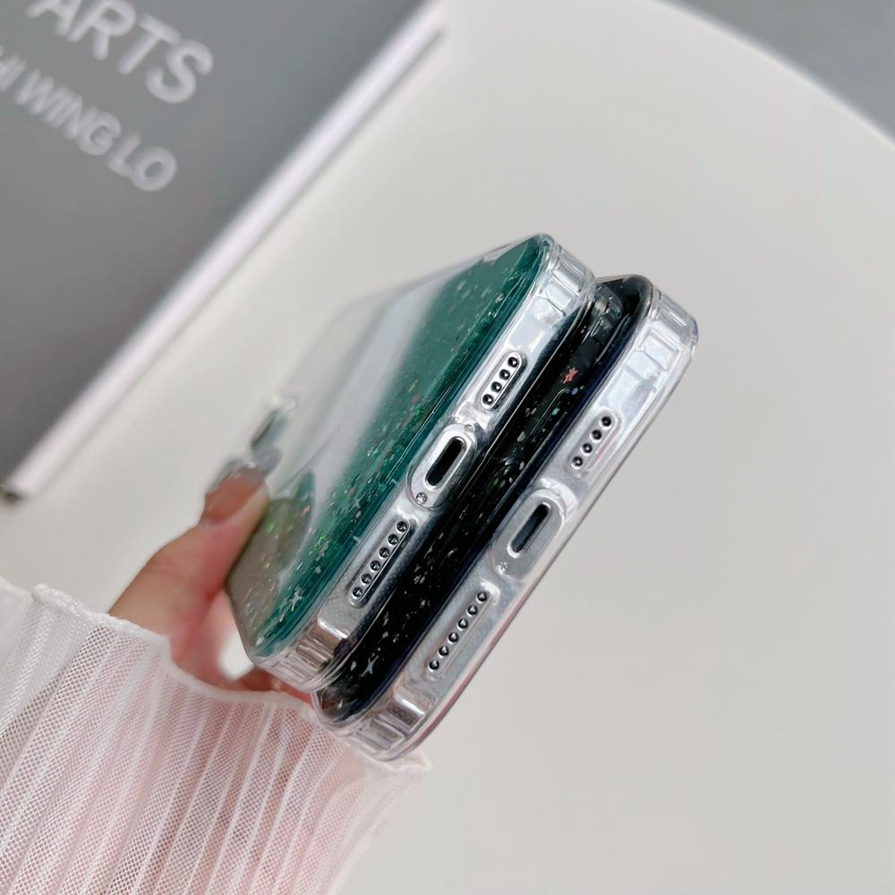 Прозрачный чехол для телефона Magsafe с блестками и блестками для Iphone 14 13 12 11 Pro Max, мягкий эпоксидный чехол с блестками и звездами