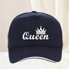 Высококачественная Бейсболка Королева Вышивка Буквы Snapback Кепки Пара Влюбленные Хип-Хоп Gorras Повседневные Унисекс Женские Кепки
