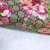 [Pre-Owned] GG Blooms Logo Canvas And Leather Clutch Bag Large - Excellent #1I66GO2