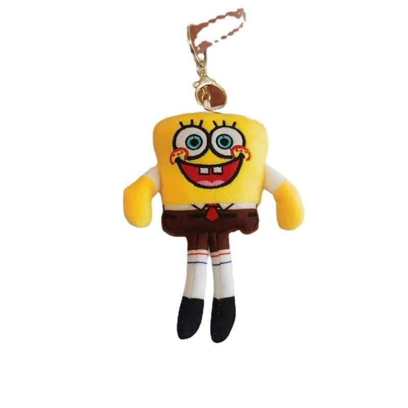 Adorable Spongebob Plush Keychain Cute Backpack Accessory Perfect Kids Gift