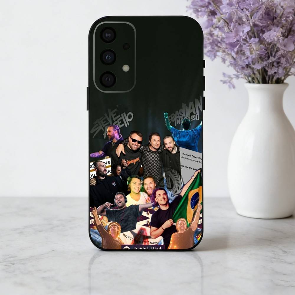 Крутой Телефонный Чехол с Логотипом Шведской Банды House Mafia Для Samsung Galaxy A73,A72,A71,A70,A53,A52,A51,Других Мягкий Черный Чехол