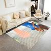 France Football Star Floor Rug Office Rug Suitable for Living Rooms Kitchen Bedrooms Outdoor Antislip Carpet Office home decor