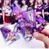 K-POP Девушка-Охотница на Демонов Группа 4-х предметный набор линеек (15см) – Включает мультяшную прямую линейку, транспортир и угольник для учеников.
