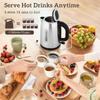 Kettle and Toaster Set, 1.7L 3000W Rapid Boil Jug Kettle with Otter Thermostat, Limescale Filter, 4 Slice Toaster with 7 Browning Controls