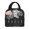 Cool Singer Adele Tour 2024 Music Album Insulated Lunch Bag for Kids School Cooler Thermal Food Box Tote Lunch Boxes Container