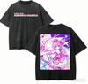 Puella Magi Madoka Magica Стиранная футболка Одежда на весь год Высокое качество Индивидуальность Одежда Большой размер Унисекс Новая модель Стиранный Винтаж Свободный