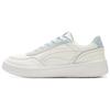 Li Ning Su Su Versatile Casual Comfortable Thick Sole Height Increasing Sneakers Women Sneakers White Blue AGCU112-8