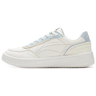 Li Ning Su Su универсальные повседневные удобные кроссовки на толстой подошве, увеличивающие рост, женские кроссовки белого и синего цвета AGCU112-8