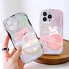 Для Honor 90 Lite P30 Pro Infinix Hot 30 40 40i 40 Pro Smart 8 Pro Vivo V29e V30e Star Planet Rabbit Bear Cream Texture Мягкий силиконовый чехол для телефона