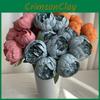 Bouquet Peony With 7 Heads For Indoor Outdoor Decoration And Events Gift