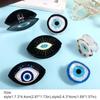 PVC Blue Demon Eye Hair Claw Kroean Style Hair Clip Punk Blue Devil's Eye Shark Clip  Female