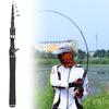 Fishing Rods Telescopic Carbon Fishing Pole Casting Spinning Travel Rod Short Collapsible Rods Saltwater Fishing Tackle