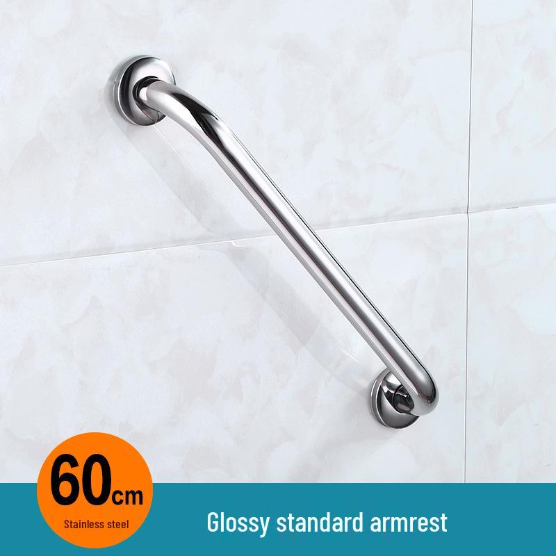 304 Stainless Steel Anti-Slip Bathroom Grab Bar for Elderly - Shower, Toilet, and Stair Handle.