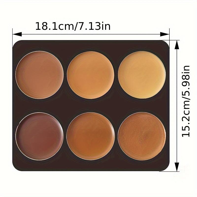 6-цветная палитра для контуринга контуров, палитра теней для носа и боковых теней, консилер, контур лица жениха, создание трехмерного макияжа лица