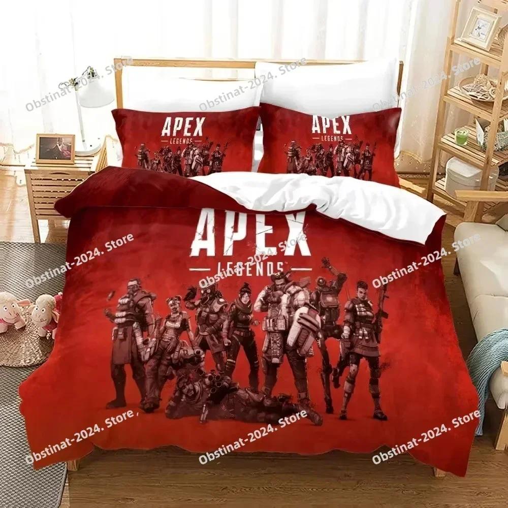 3D Постельное белье APEX Legends Печатное Одеяло Покрывало Мягкая Наволочка 3 Предмета Наборы Детский Взрослый Размер
