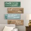 Wooden Letters Plants Hanging Sign Handmade Wall Decor Paintings Floral Wall Art  Room Decor