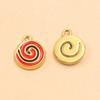 Two Styles: Stainless Steel Enamel Mosquito Coil Pendant for DIY Earrings & Necklaces