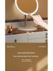 Rechargeable LED Vanity Mirror with Lights - Light Luxury Dorm Desktop Makeup Mirror