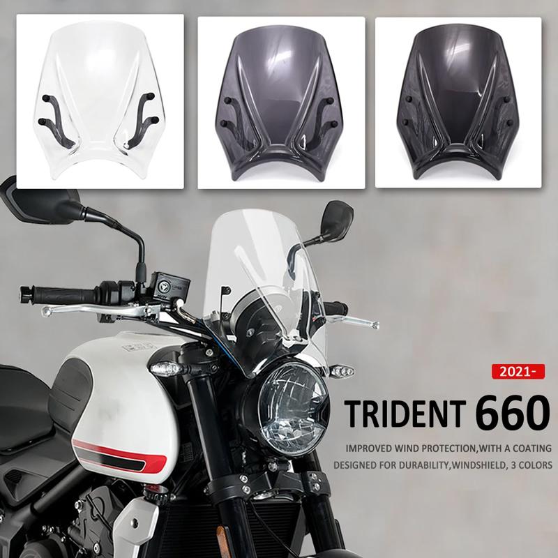 Для Trident 660 Trident 660 2021 2022 Новые Аксессуары для Мотоцикла Ветровое Стекло Дефлектор Ветра Ветровое Стекло Обтекатель Защитная Крышка