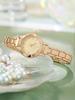 Small Fashion Cute Shape Round Dial Alloy Strap Women's Quartz Watch for Christmas and Halloween Gifts
