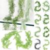 Очень длинная искусственная растение-лиана Различные типы Настенное украшение Гирлянда из имитации листьев папоротника Аксессуары для DIY Зеленый