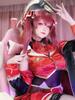 Косплей VTuber Косплей Houshou Marine Косплей VTuber Косплей Marilyn Houshou Marin Косплей Капитан Виртуальный Ютубер Косплей VTuber [NOKIJP] Костюм, Костюм,