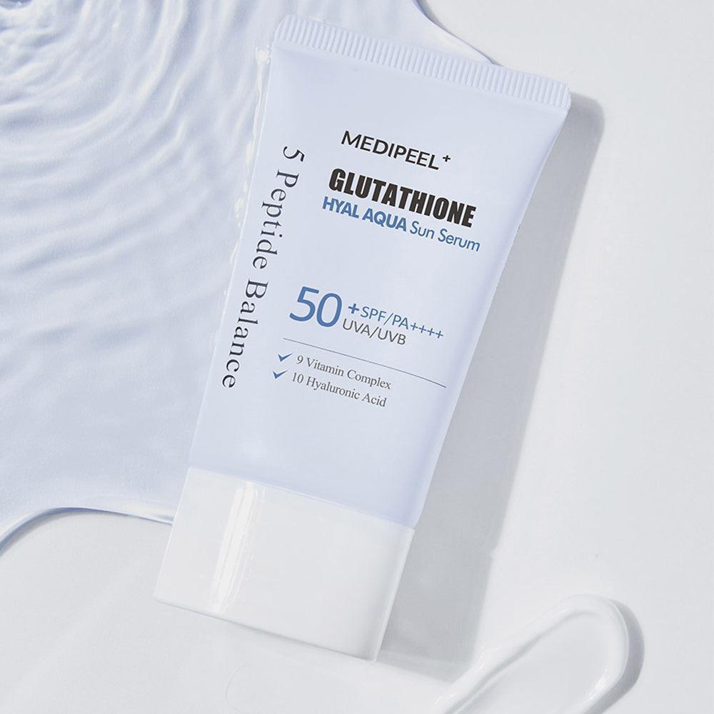 MEDI-PEEL Glutathione Hyal Aqua Sun Serum SPF 50+ PA++++ 50ml