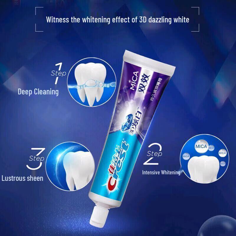 Зубная паста Crest 3D White Арктическая мята и 2 зубные щетки