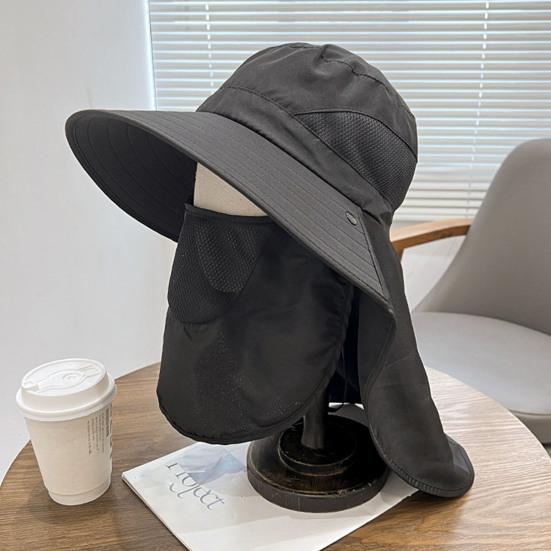 Уличная шляпа шарф дышащая защита шеи с широкими полями унисекс противоскользящая полная защита ветрозащитная фиксированный ремешок рыбалка кемпинг велоспорт рыбак