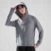 Men's and women's sunscreen clothes, printed LOGO work clothes, outdoor skin clothes, quick-drying, light and breathable ice silk jacket