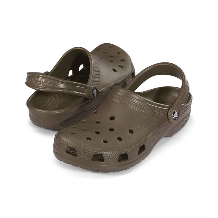 Crocs Классические клоги унисекс Шоколадные EVA Минималистичные Повседневные 2 см Клоги 10001-200