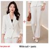 Women's Professional Spring/Autumn Suit Set: Elegant Host & Formal Wear for Salon or Work