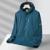 Plus Size Men's Hooded Lightweight Sun Jacket Casual Jacket Outdoor Windproof Fishing Jacket