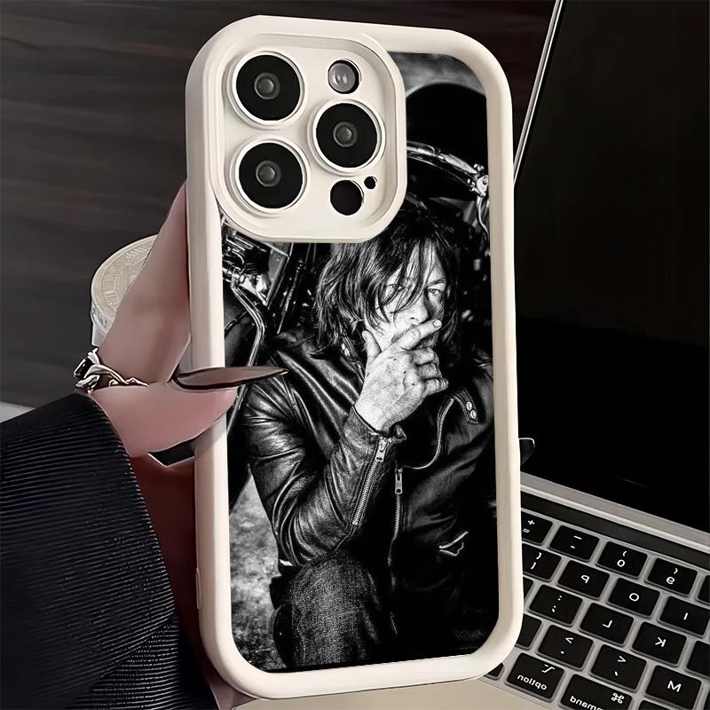 Phone Case for iPhone 17 Air 16E 15 16 Pro Max The Walking Dead Daryl Dixon Cover 14 Plus 13 12 Mini Soft Shell Silicone Fundas