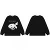 Long Sleeve T-Shirt Teen Boys Vintage Letter Print Relaxed Fit Streetwear Style 2025