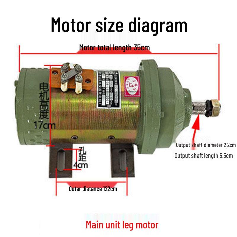 48V/60V 1120W All-Copper Electric Tricycle for Construction Sites - Brushed DC Series Wound Motor