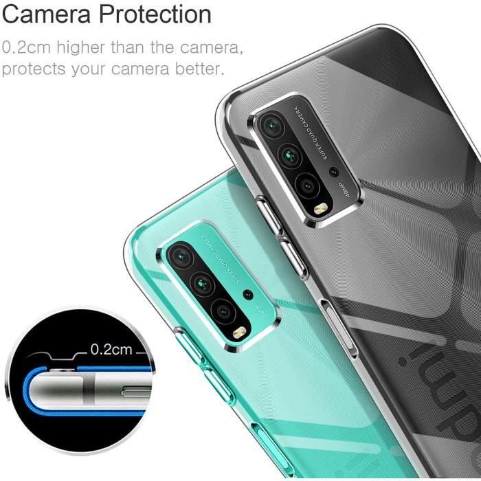 Coque de Protection - E.F.CONNECTION - Redmi 9T - Souple - Transparent - Haute Résistance