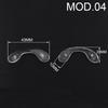 10pcs U shape Silicone Conjoined Eyeglass Soft Nose Pads for Glasses Anti-Slip Insert Nose Pad