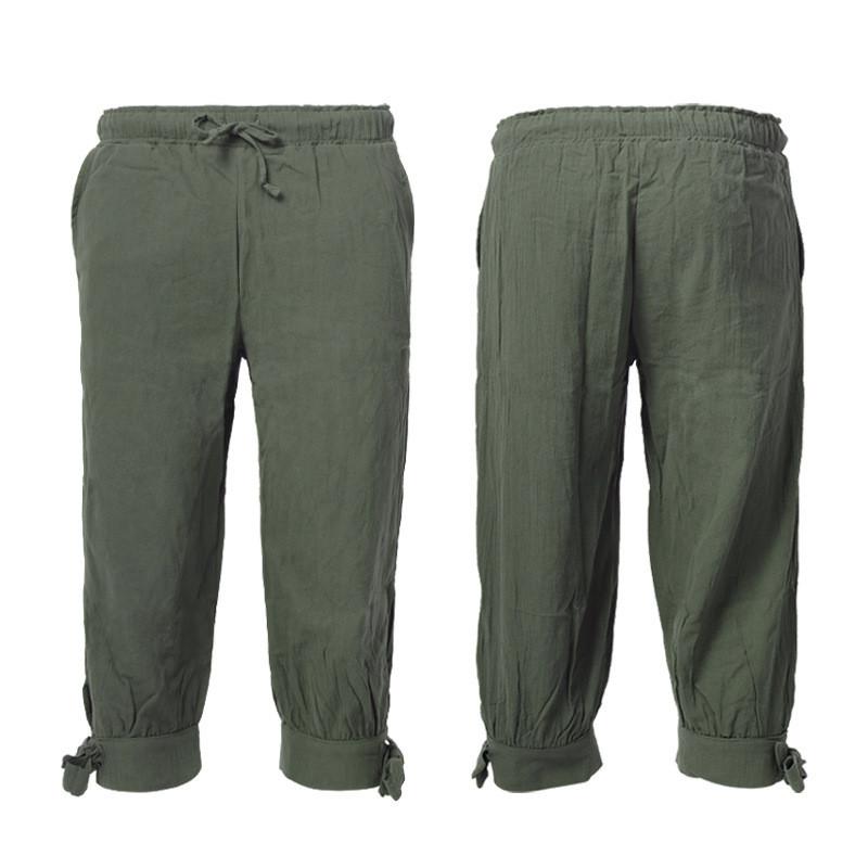 Medieval Pirate Cosplay Pants With Striped Pattern For Theater Costumes And Stage Performances