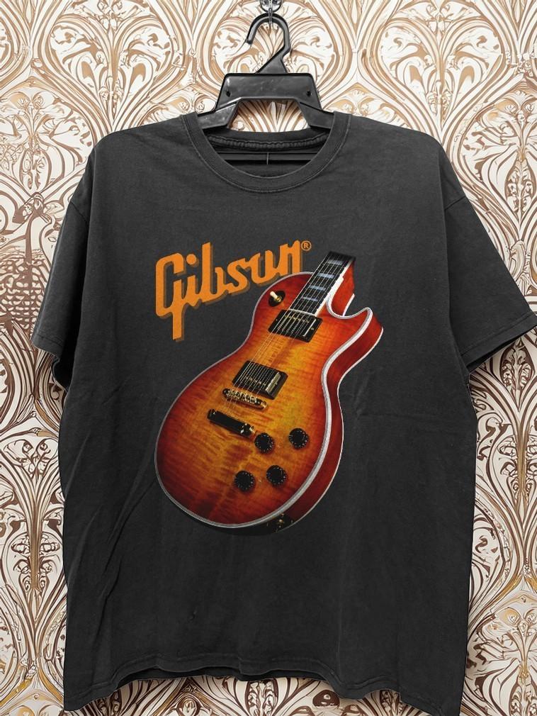 Унисекс футболка Gibson Electric Guitar Базовая унисекс футболка Размеры S-5XL