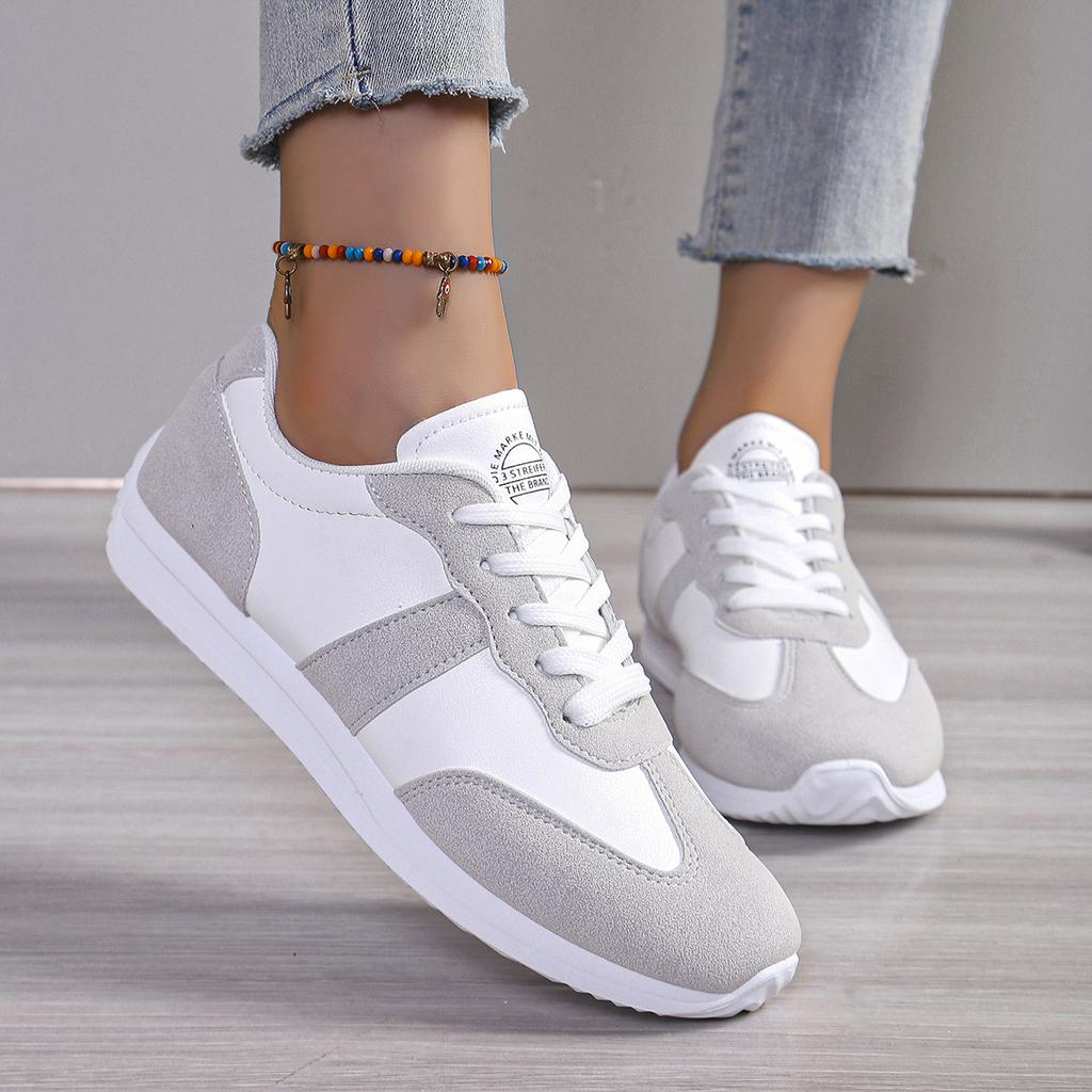 Большие размеры, весенне-осенний тренд, маленькие белые туфли Forrest Gump 2025, новые повседневные универсальные спортивные кроссовки на плоской подошве