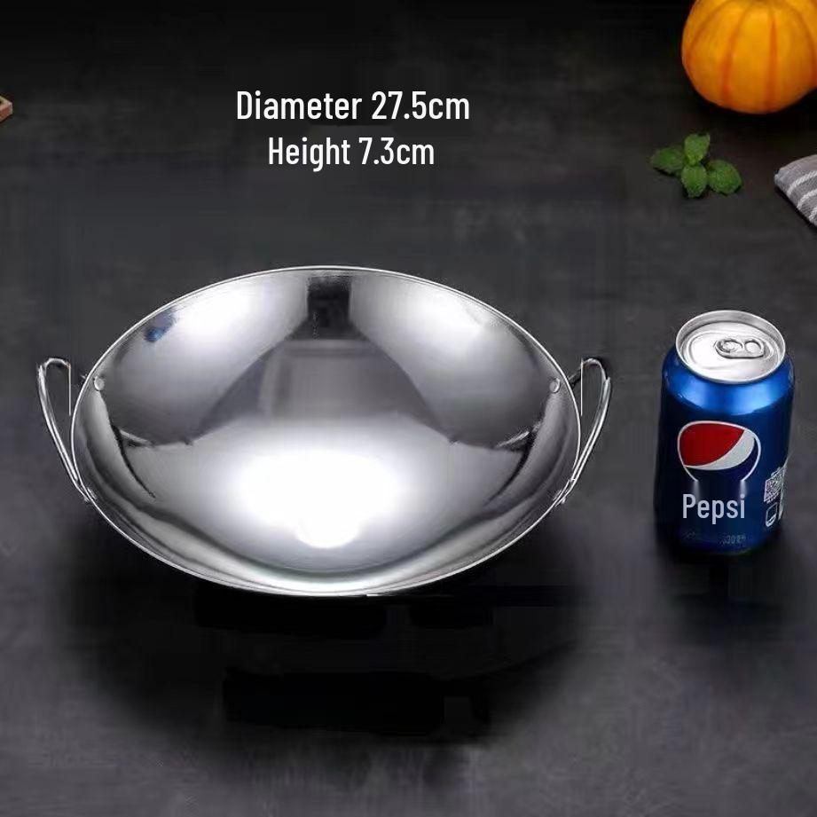 Thickened Stainless Steel Hot Pot with Alcohol Stove