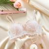 Японский комплект кружевного нижнего белья «Принцесса Лолита» на шнуровке для маленькой груди
