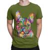 French Bulldog colorful Novelty 100 Cotton TShirt French Bulldog Tees Tops For Unisex